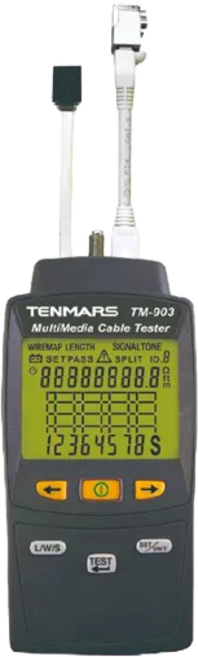 TENMARS泰瑪斯 TM-903 網路測試器 網路線/電話線/同軸電纜線檢測