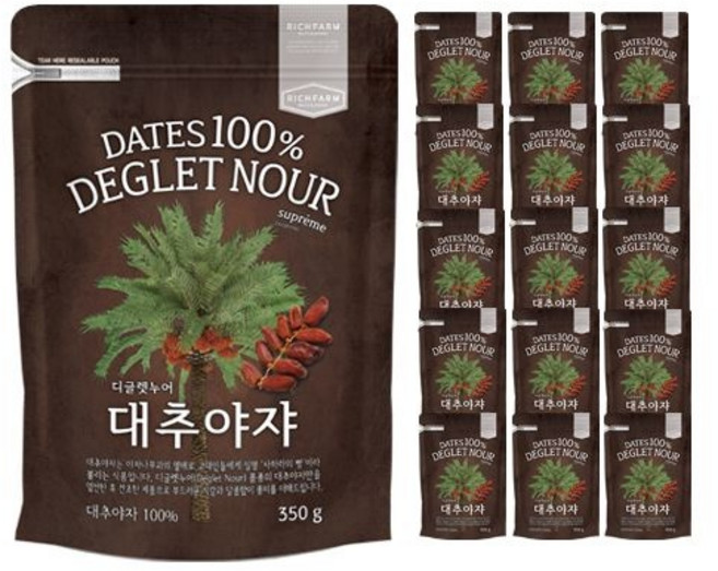 팜너트 대추야자350g 16팩, 1개
