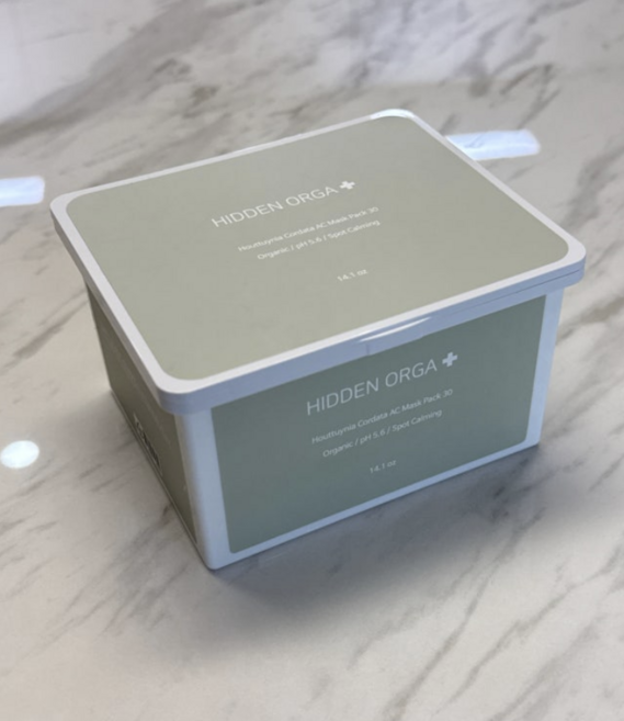 [히든올가] 1일1팩 뽑아쓰는 마스크팩 어성초 수분진정 임산부 남자얼굴팩 30매, 1개