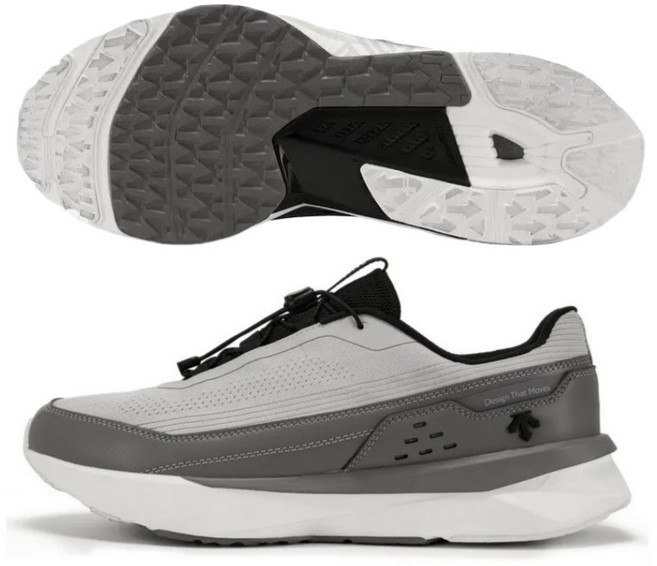 DESCENTE 디센트 남성 DFLUID 러닝화 그레이 달리기화 운동화 기능성 신발 방한D4331RRN28-GY