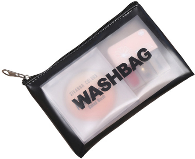 뷰레이터닷컴 투명 방수 워시백 여행용 세면백 목욕가방 파우치
