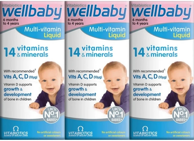 Vitabiotics 비타바이오틱스 웰베이비 종합비타민 멀티비타민 리퀴드 (150mlx3개), 3개 - 쿠팡