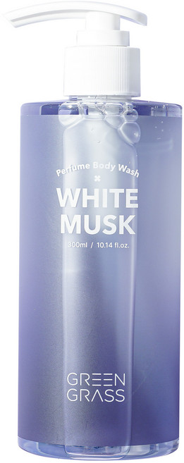 그린그라스 퍼퓸 바디워시 화이트머스크, 1개, 300ml