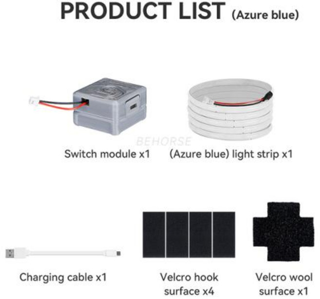 DJI 아바타 드론용 RC LED 라이트 스트립 플래시 램프 야간 네비게이션 라이트 드로퍼 방수 램프 벨트 액세서리, CHINA, 2) blue light, 1개