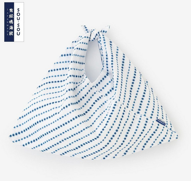 일본직구 소우소우 아리마츠 나루미 시보리 매듭 에코백