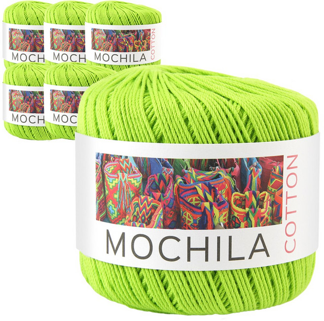 모칠라코튼 뜨개실, 6개, 1연두