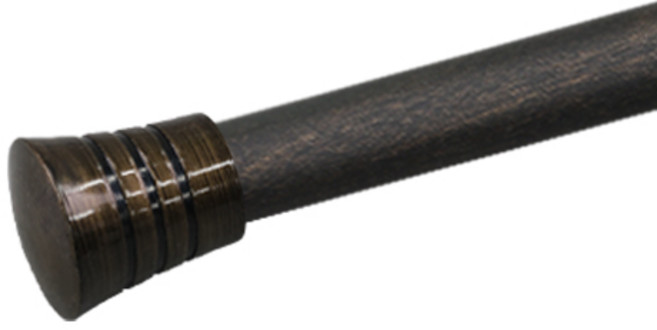 한국레일갤럭시 35mm 네오 커튼봉 커텐봉, 흑동