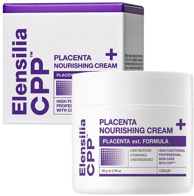 [엘렌실라] CPP 태반 고보습 영양크림, 50g, 1개