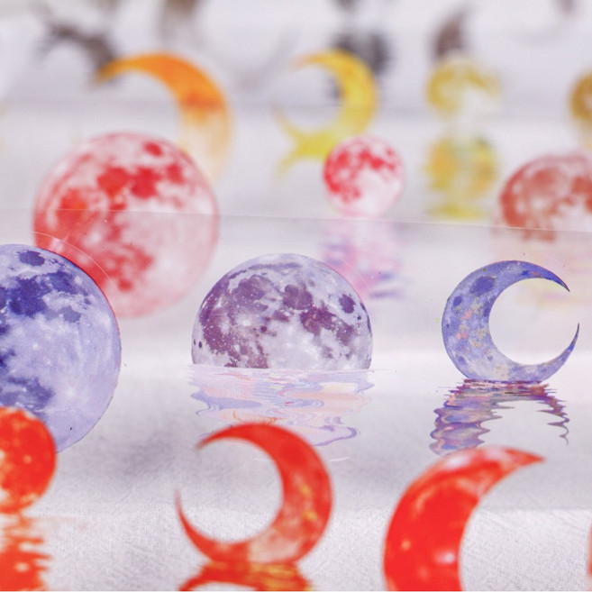 앨리스앤 빈티지 다꾸 롤스티커 마테 문 나이트, 1개, 옐로우 (HR402)