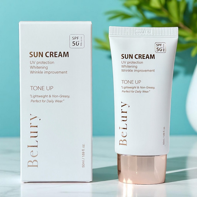 비루리 톤업 선크림 SPF50+ PA++++ (BeLury Tone Up Sun Cream), 1개, 50ml