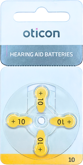 오티콘 보청기 배터리 건전지 밧데리 약, 1세트, 오티콘 10A, (40알)