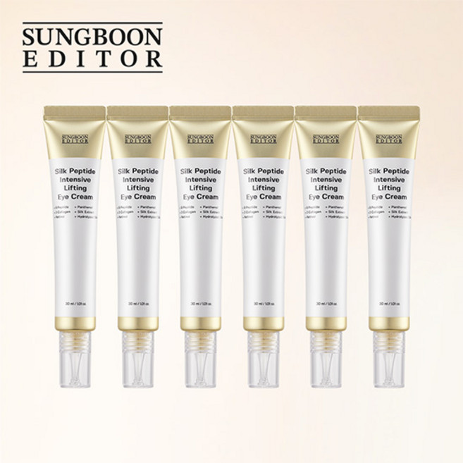 [성분에디터] 실크 펩타이드 인텐시브 리프팅 아이크림, 6개, 30ml