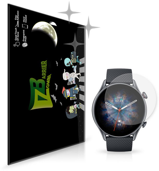 샤오미 어메이즈 핏 3세대 GTR 3 PRO 액정 보호필름2매, 1세트