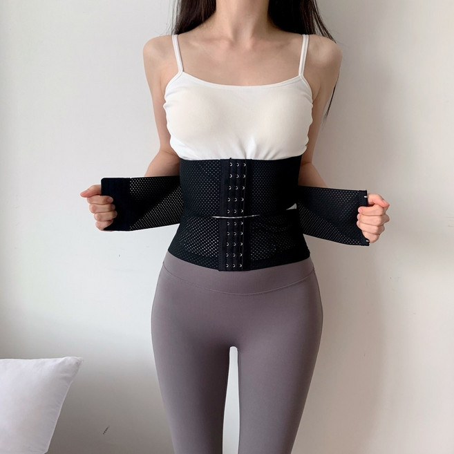 더블코르셋 허리밴드 흉곽코르셋 허리코르셋 흉곽줄이기