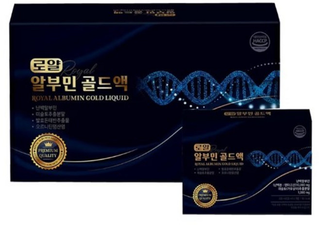 로얄 알부민 골드액 난백알부민 미슬토추출분말 발효돈태반추출물, 60개, 20ml