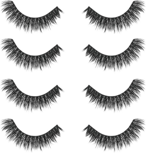 글램벅스 모다 아이래쉬_레트로 60 속눈썹(4쌍+보관케이스), RETRO 60_010, 1세트