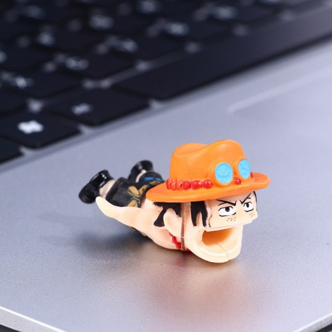 원피스 케이블바이트 USB 케이블정리와인더 루피 조로, [01] as picture shows, 1개