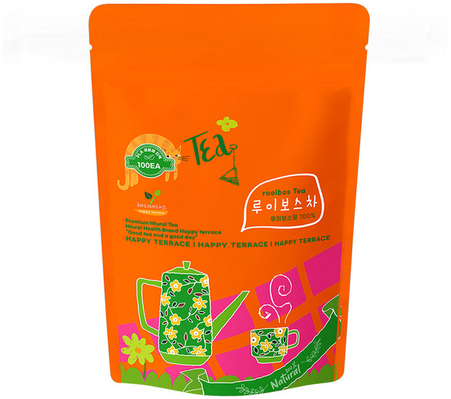 해피테라스 루이보스티 티백 100p, 100g, 1개, 100개입