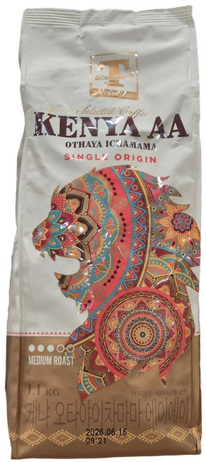 케냐 오타야 이차마마AA 1.1kg, 홀빈, 1개