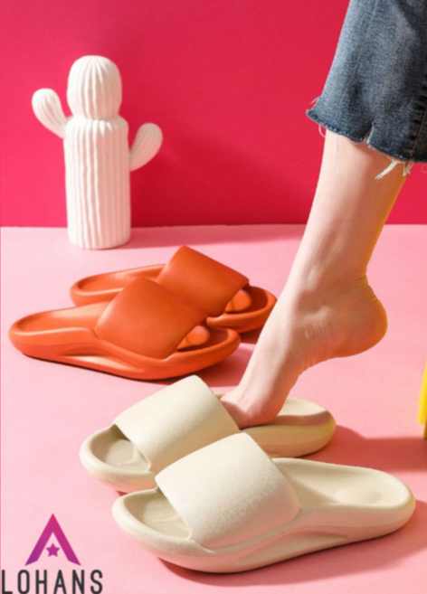 로한스 폭신한 슬리퍼 아치형 쿠션 발편한 실내화 사무실 신발