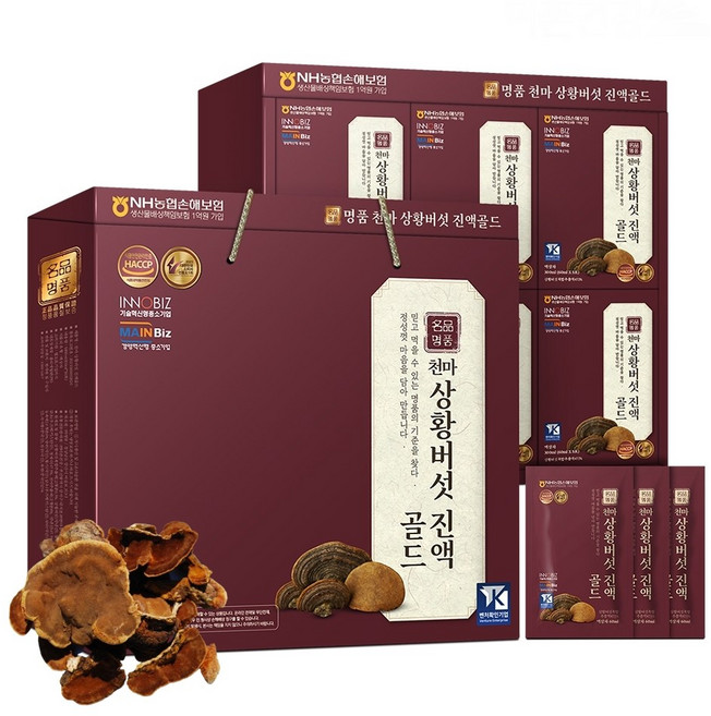 더존건강 천마상황버섯 진액골드, 30개, 60ml