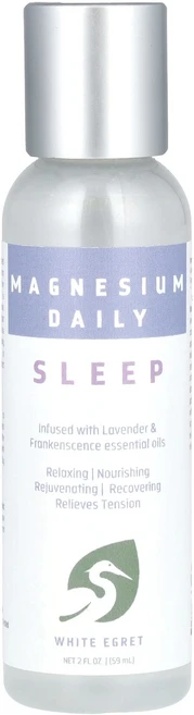 White Egret Personal Care 마그네슘 Daily 수면 59ml(2fl oz), White Egret Personal Care ..., 1개, 59ml - 쿠팡