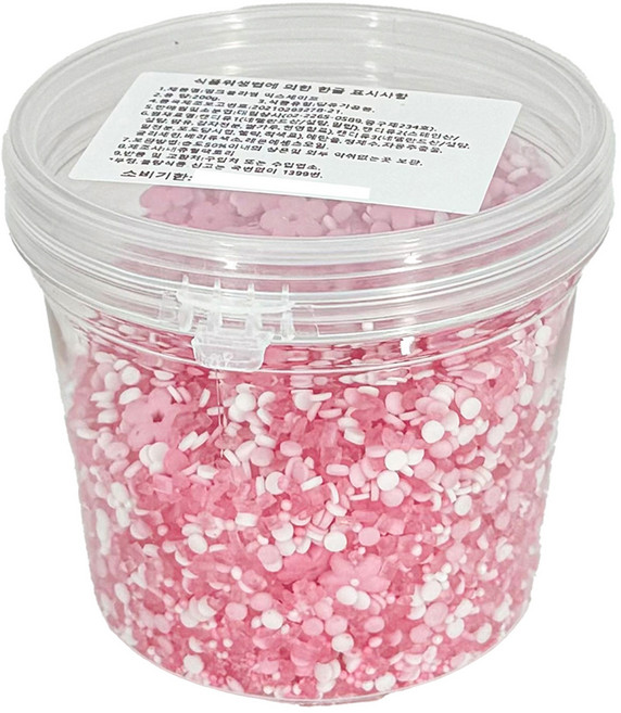대림상사 스프링클 벗꽃 플라워 핑크 블라썸 믹스, 1개, 200g