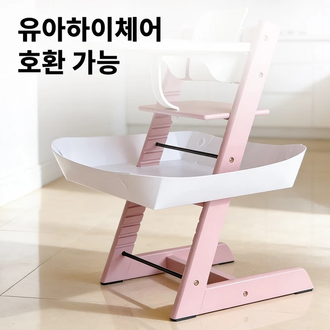 스토케 트립트랩 호환 하이체어푸드캐쳐 아기 자기 주도 먹이기 필수템 턱받이 겸용 방수 간편 세척 안전, 화이트, 1개, 1개입 - 쿠팡