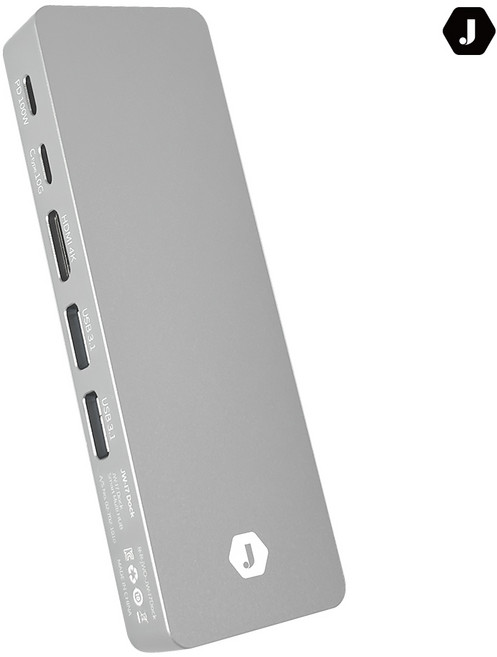 장우컴퍼니 JW-I7 Dock C타입 멀티허브 기가랜 PD충전 USB멀티포트 허브