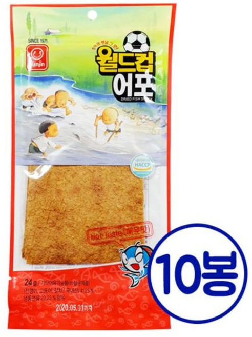 월드컵어포(매운맛), 10개, 24g