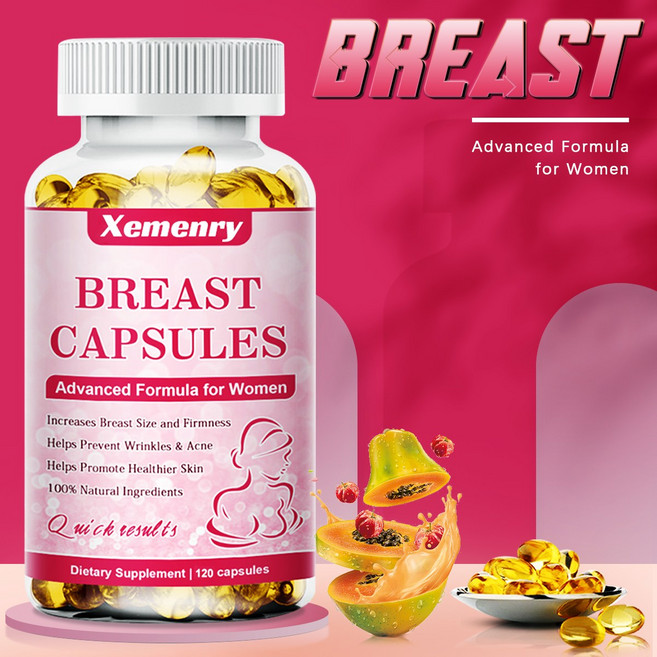 가슴 확대 캡슐 빠른 성장 탄력 회복 미국산, 2개, 60정