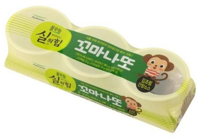 풀무원식품 꼬마나또 김조림 간장소스 3입 29.9g, 4개