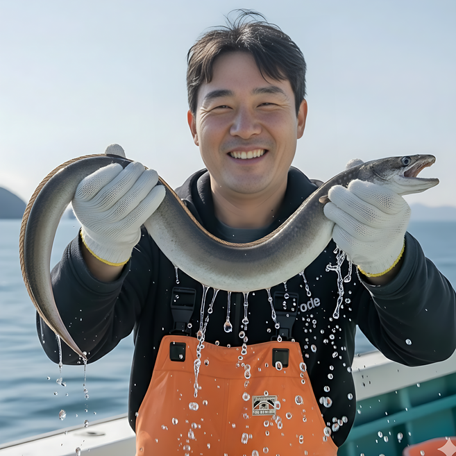 [그린밥상] 100% 자연산 통영 장어 바다장어 1kg 2kg 3kg, 1개, 2kg (2~6마리)