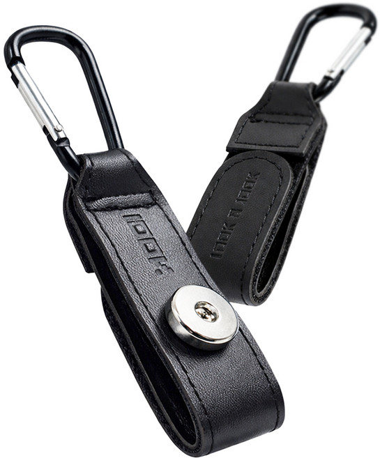 백케이 오토바이 조끼 자석고리 걸이 카라비너, 조끼고리(봉지걸이겸용)2개, 블랙