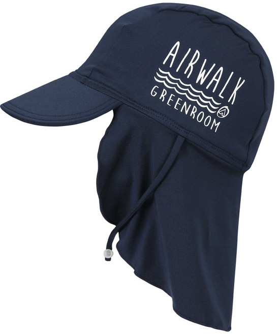 에어워크서프 아동 UV 자외선 차단 천수모 플랩캡, 1개, 네이비
