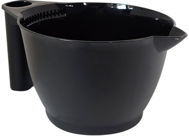 루시피 손잡이 멀티 염색볼 (블랙) 염색그릇 시술도구, 1개