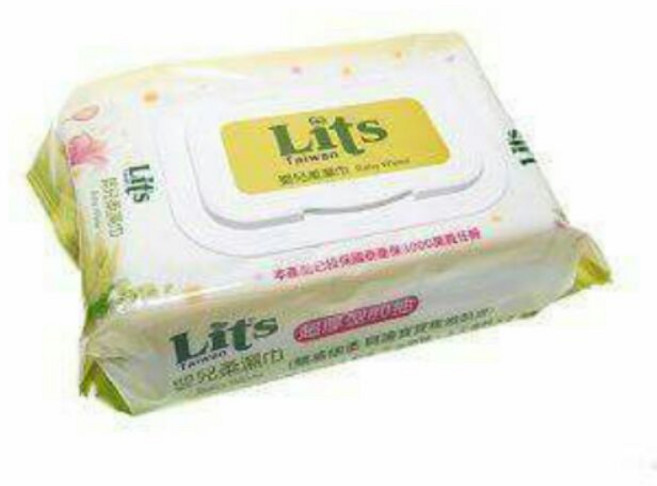 Lits 嬰兒柔濕巾 超厚型80抽 RO純水製造 24包箱購, 1個, 1個裝, 714g