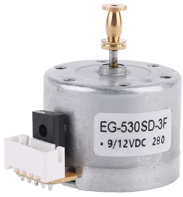 EG530SD-3F DC5-12V 기록 선수를 위한 3 속도 33/45/78 금속 턴테이블 모터, Type D