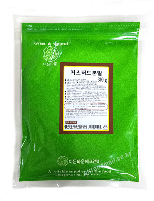 이든타운 커스터드분말(슈크림) 300g 커스타드 크림 가루 파우더 음료 제과 제빵, 1개