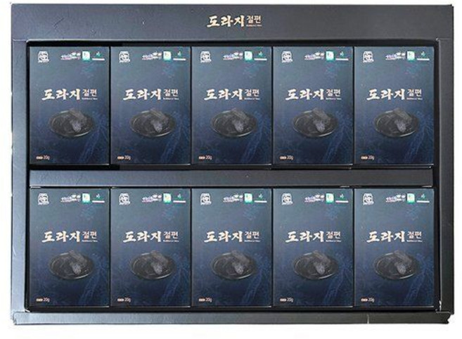 국내산 수제 도라지 절편 선물세트 200g (20gx10ea / 선물용 쇼핑백 포함) 국산도라지 70% 360시간 당..., 국내산 수제 도라지 절편 선물세트 200g (20gx1, 1