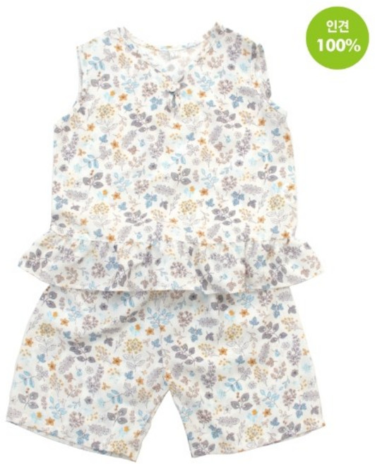 국내제작 열체질 아이 편안하고 시원한 풍기인견 아동 상하복 세트