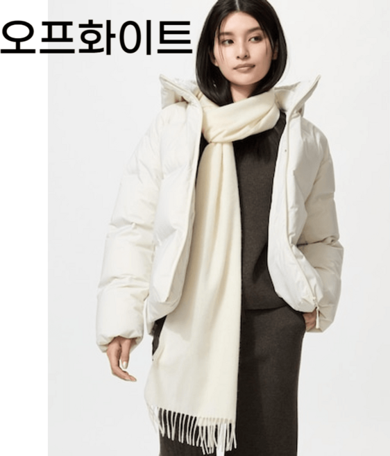 유니클로 재팬 여성 심리스 다운 파카 478577 발수 패딩 점퍼