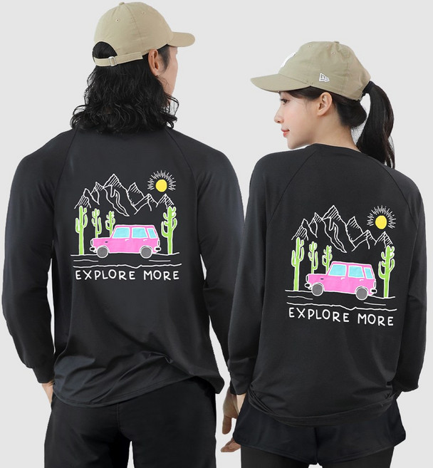 남자 여자 래쉬가드 긴팔 수영복 오버 루즈핏 스윔 비치웨어 빅사이즈 상의 자외선 차단