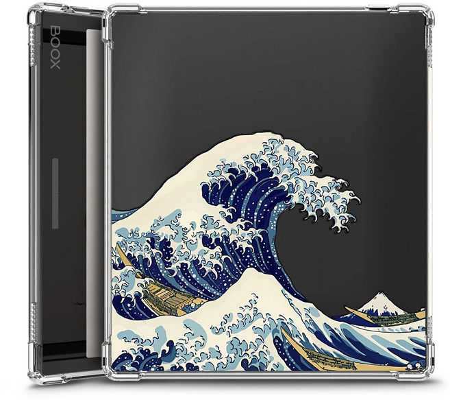 배럴즈 오닉스 페이지 리프3 리프3C 리프2 호환 클리어아머 범퍼 케이스, 파도