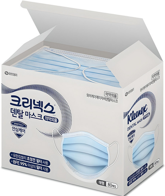 크리넥스 덴탈마스크 대형, 80개입, 1개
