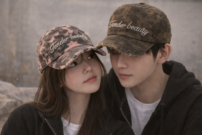 빈티지 카모 볼캡 워싱 스트릿 야구모자 남녀공용 커플 데일리 캡모자