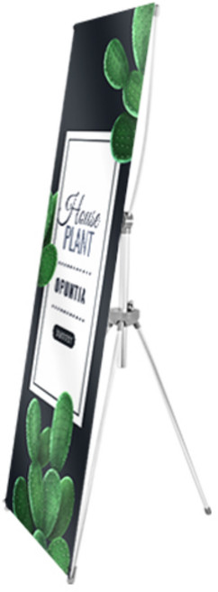 팝세븐 포인트 실내용 거치대 (500~700x1500~1900) X배너 배너거치대, 1개