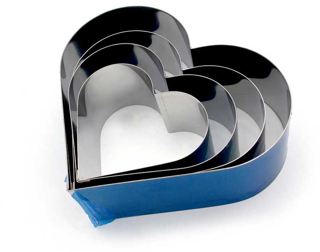 하트 떡케이크틀/6cm/무스링/모양틀/케익틀, 1개