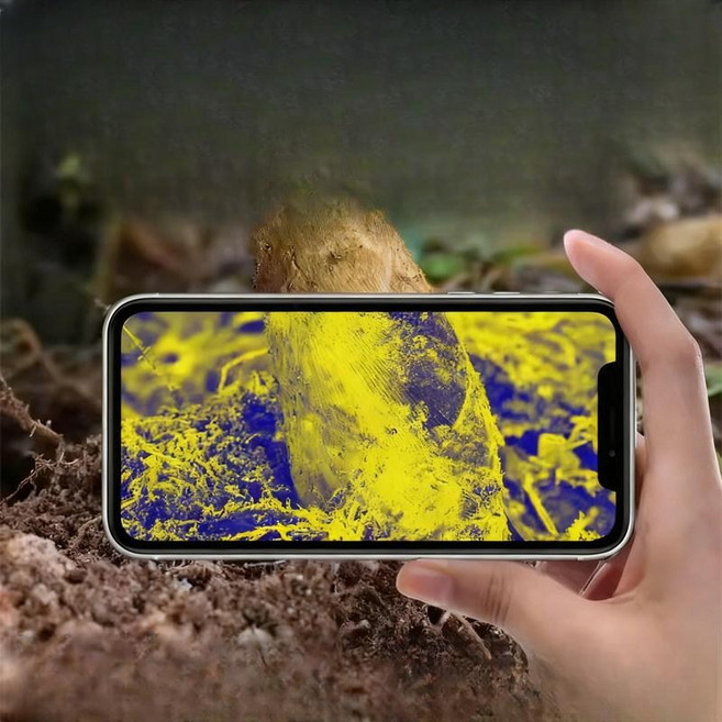 스마트폰 열화상 카메라 누수탐지 모바일 적외선 열감지, 레벨1 1m바닥, 1개, 기본 색상