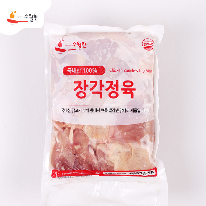 수월한 닭다리살 장각정육, 1개, 1kg